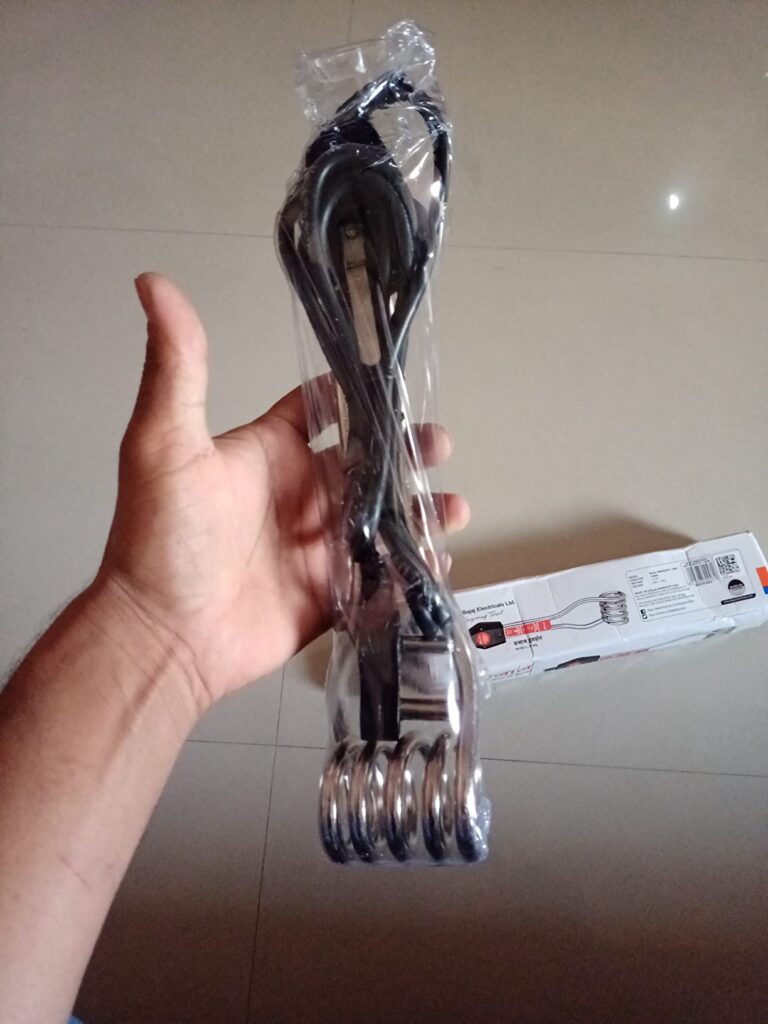 Bajaj Immersion Rod Water Heater I clicked a picture after deliverd this product