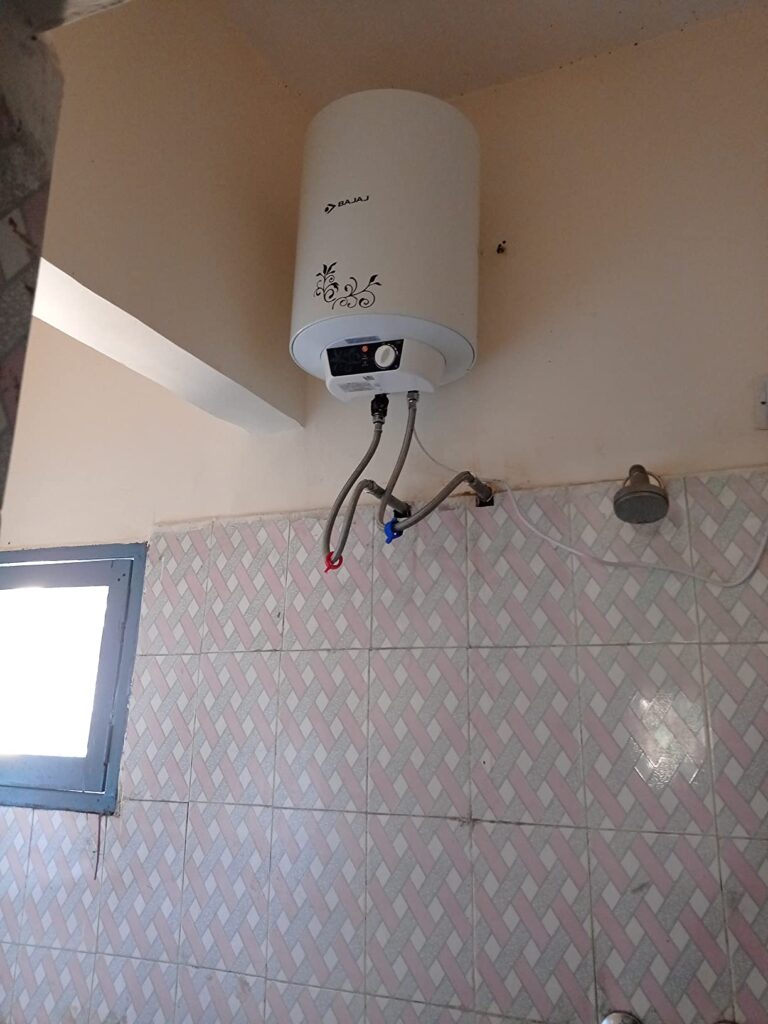 Bajaj New Shakti Neo 25-L Metal Body 4-Star Water Heater i clicked a picture after installed